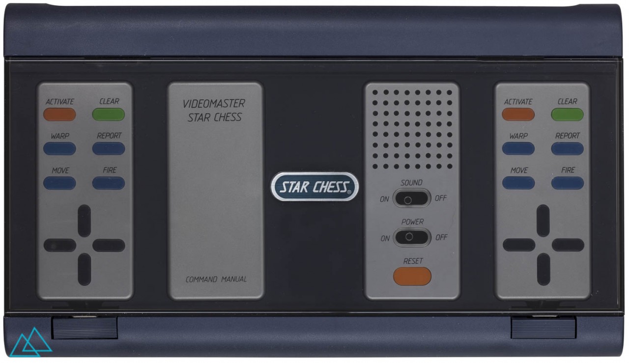 Top view dedicated video game console Videomaster Star Chess