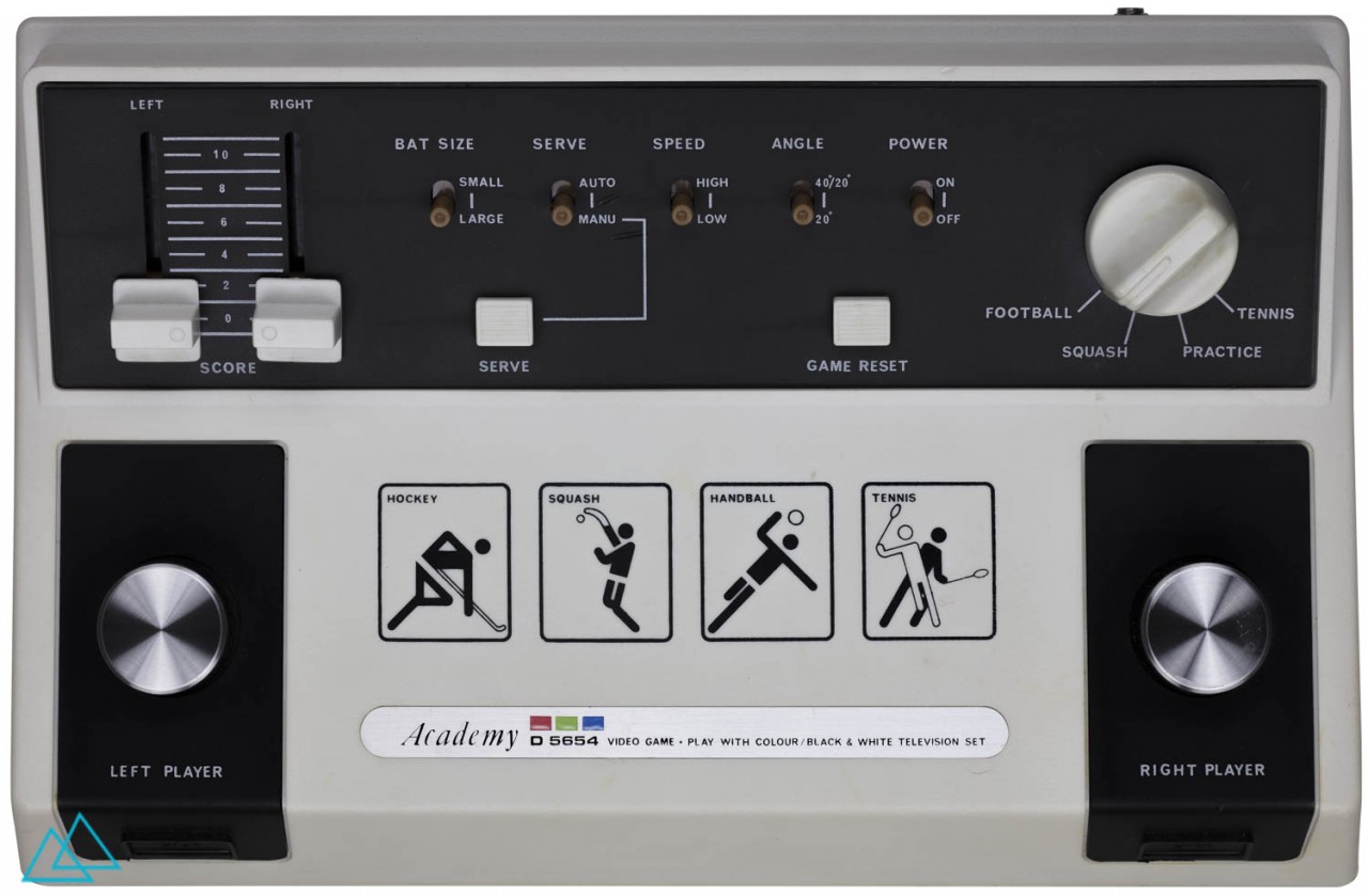 Top view dedicated video game console Academy  D 5654